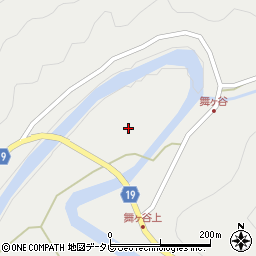 徳島県那賀町（那賀郡）雄（中津）周辺の地図
