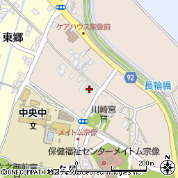 福岡県宗像市久原227周辺の地図