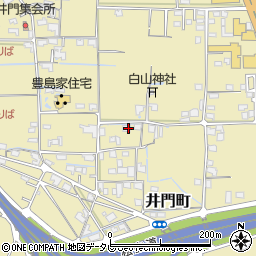 愛媛県松山市井門町周辺の地図