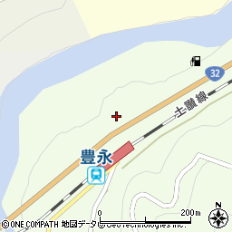 高知県長岡郡大豊町東土居164周辺の地図