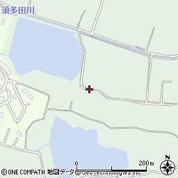 福岡県福津市須多田827周辺の地図