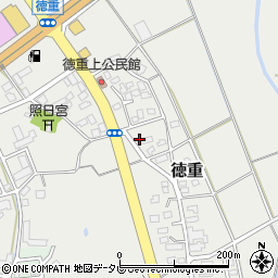 福岡県宗像市徳重周辺の地図