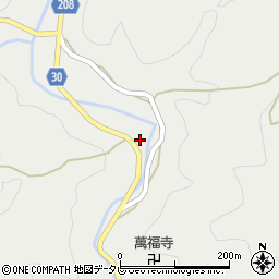 和歌山県田辺市秋津川3985周辺の地図