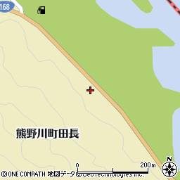 和歌山県新宮市熊野川町田長369周辺の地図
