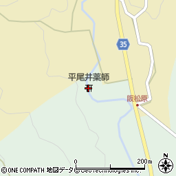 平尾井薬師周辺の地図