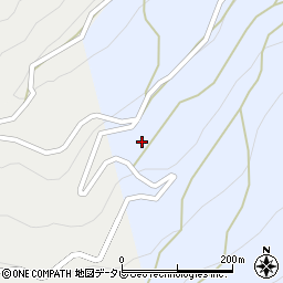 高知県長岡郡大豊町大滝109周辺の地図