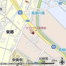 福岡県宗像市久原74-1周辺の地図