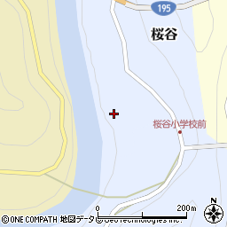 徳島県那賀郡那賀町桜谷〆治周辺の地図