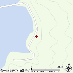 徳島県那賀町（那賀郡）大戸（和無田）周辺の地図