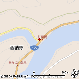徳島県那賀郡那賀町大久保請坪周辺の地図