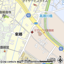 福岡県宗像市久原76-6周辺の地図