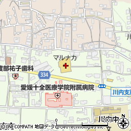 マックスバリュ　西日本株式会社マルナカ川内店周辺の地図