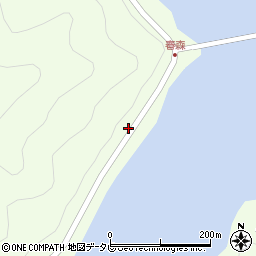 徳島県那賀郡那賀町大戸中津丸3-2周辺の地図