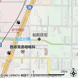 愛媛県伊予郡松前町恵久美824周辺の地図