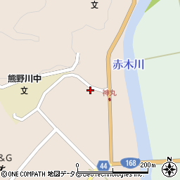 和歌山県新宮市熊野川町日足634周辺の地図