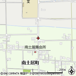 愛媛県松山市南土居町周辺の地図