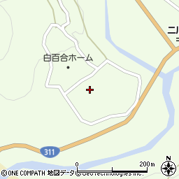 和歌山県田辺市中辺路町川合1478周辺の地図