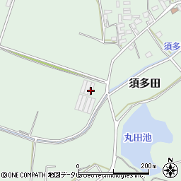 福岡県福津市須多田688周辺の地図