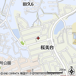 〒811-4177 福岡県宗像市桜美台の地図