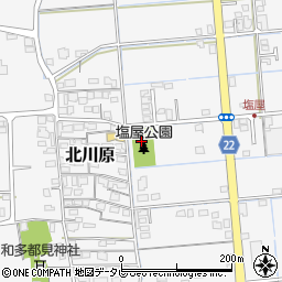 塩屋公園周辺の地図