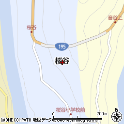 徳島県那賀郡那賀町桜谷周辺の地図