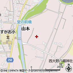福岡県北九州市小倉南区山本周辺の地図