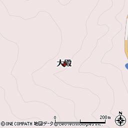 徳島県那賀郡那賀町大殿周辺の地図
