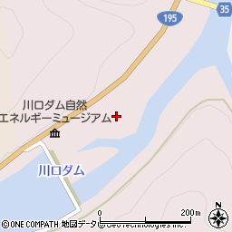 徳島県那賀郡那賀町吉野川口周辺の地図