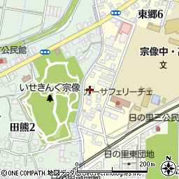 日本エホバ教団九州教区庁周辺の地図