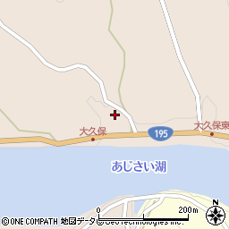 徳島県那賀郡那賀町大久保松ノ久保周辺の地図