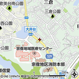 西日本新聞エリアセンター　東郷周辺の地図