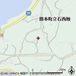 長崎県壱岐市勝本町立石西触582-1周辺の地図