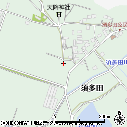 福岡県福津市須多田681周辺の地図