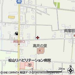 愛媛県松山市久米窪田町180周辺の地図