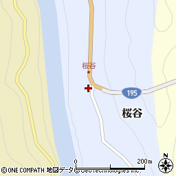 徳島県那賀郡那賀町桜谷若宮ノ西周辺の地図