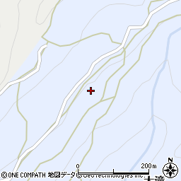 高知県長岡郡大豊町大滝170周辺の地図