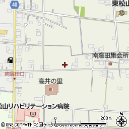 愛媛県松山市久米窪田町191周辺の地図