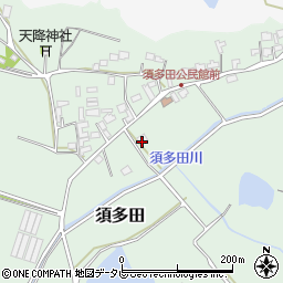 福岡県福津市須多田385周辺の地図