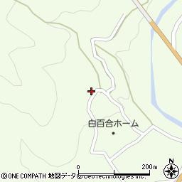 和歌山県田辺市中辺路町川合1781周辺の地図