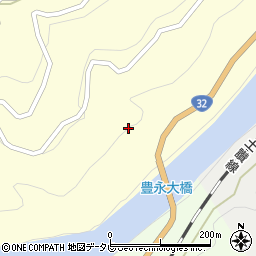 高知県長岡郡大豊町桃原115周辺の地図