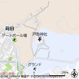 戸取神社周辺の地図