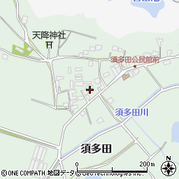 福岡県福津市須多田481-1周辺の地図