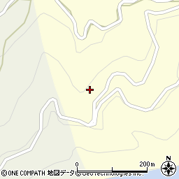 高知県長岡郡大豊町桃原1192周辺の地図