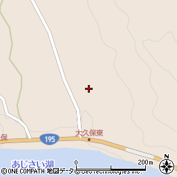 徳島県那賀町（那賀郡）大久保（原深田）周辺の地図