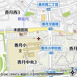 大庭塾香月教室周辺の地図