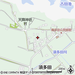福岡県福津市須多田485周辺の地図