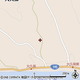 徳島県那賀郡那賀町大久保中山周辺の地図