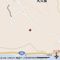 徳島県那賀郡那賀町大久保正源作周辺の地図