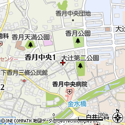 福岡県北九州市八幡西区香月中央1丁目11周辺の地図