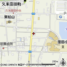 愛媛県松山市久米窪田町291周辺の地図